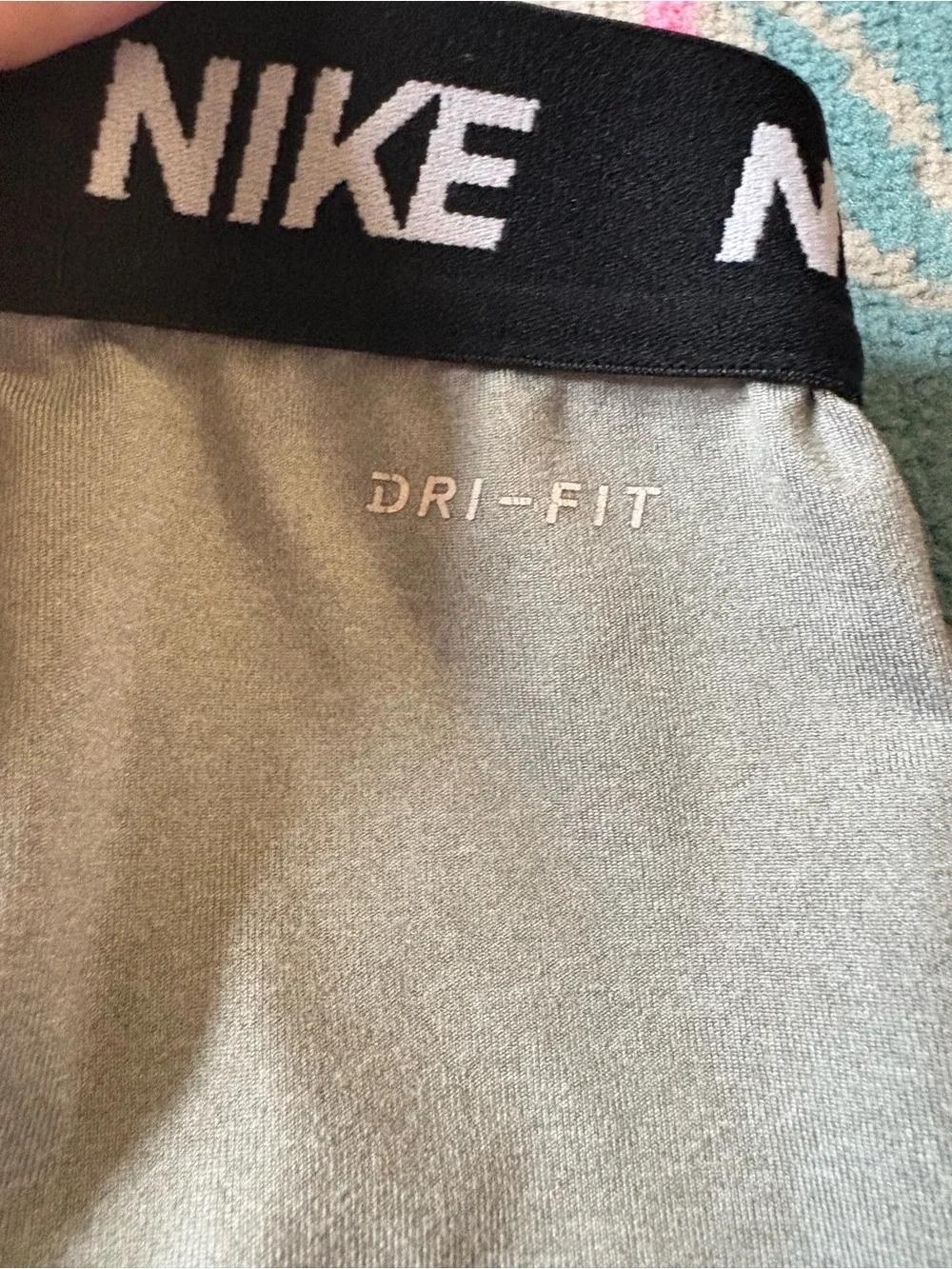 Nike Compression Leggings Toddler Girls 2T Black & Gray